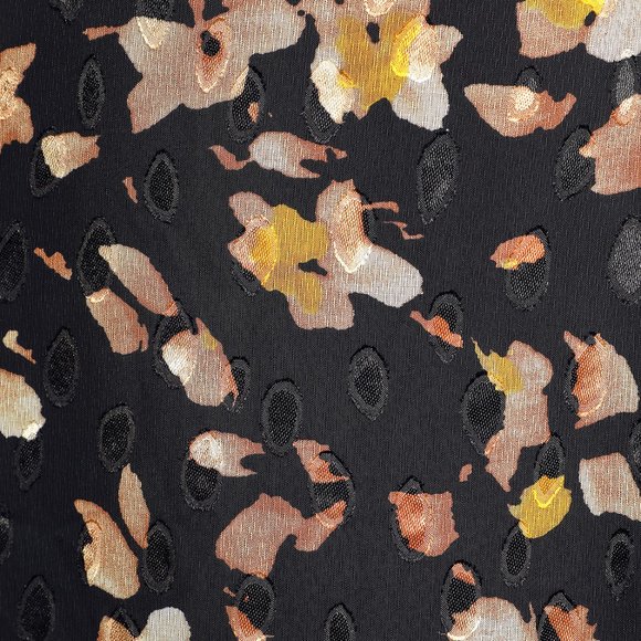 Lulu's Floral Black and Yellow Maxi Dress - Picture 5 of 7